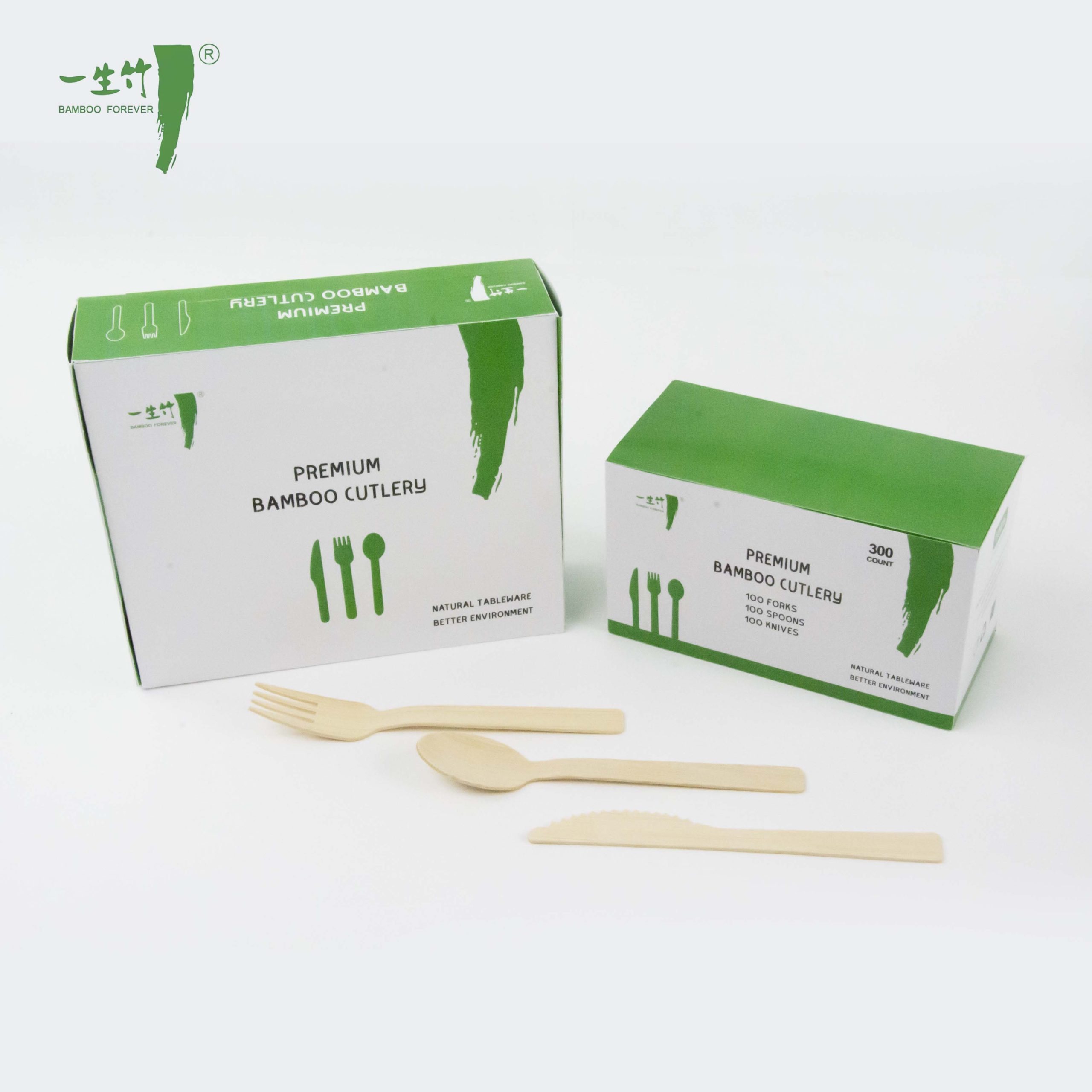 Caixas de Embalagem Personalizadas – Talheres Descartáveis em Bambu Biodegradável