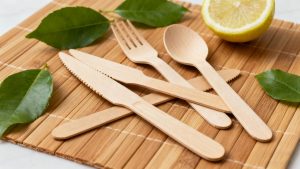 Talheres descartáveis de bambu a solução sustentável com resistência superior para o setor de alimentos